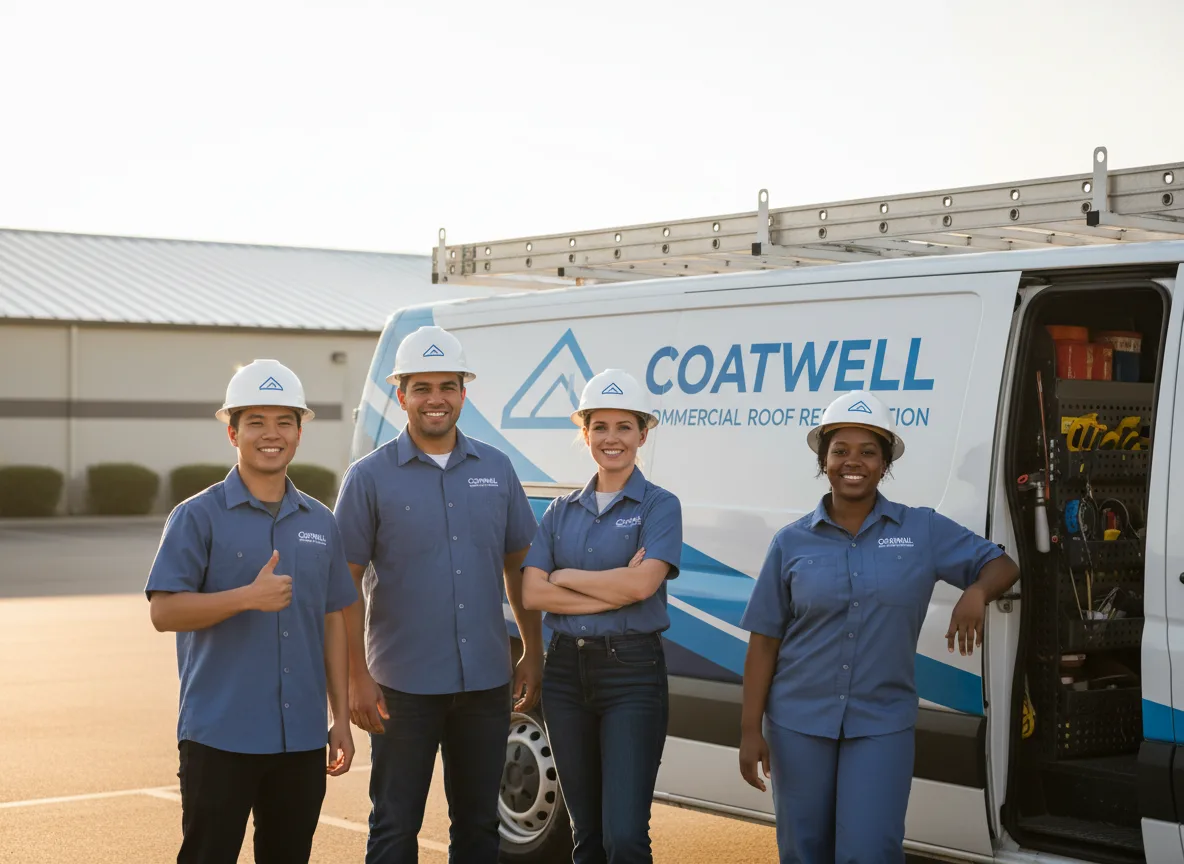 Commercial roof coating company in Concho, AZ